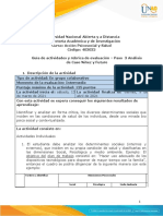 Guia de Actividades y Rúbrica de Evaluación - Unidad 2 - Paso 3 - Niñez y Futuro