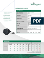 ECR Motor With Integrated Electronic Control: Specifications