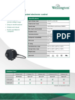 ECR Motor With Integrated Electronic Control: Specifications