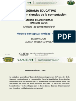 Programa Educativo Maestría en Ciencias de La Computación: Unidad de Competencia II