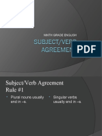 Subject Verb Powerpoint