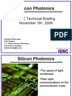 Silicon Photonics: ISRC Technical Briefing November 16, 2006