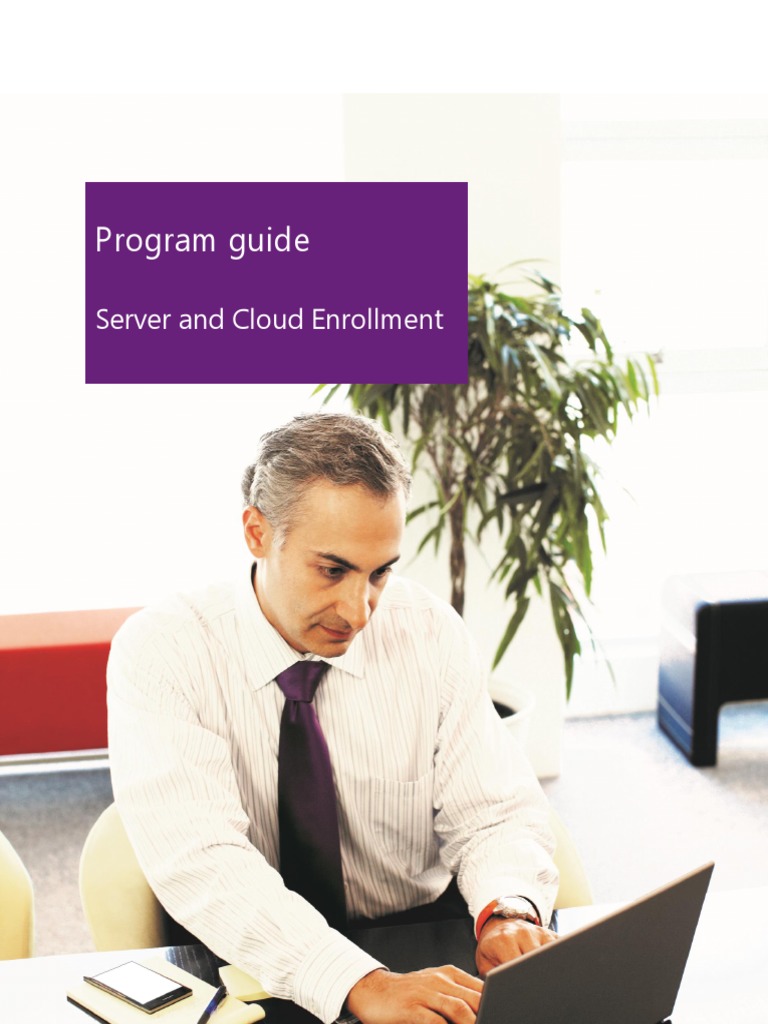 Program Guide Server And Cloud Enrollment Pdf Cloud Computing