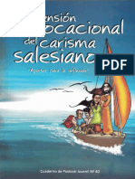 La Dimensión Vocacional Del Carisma Salesiano