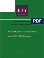 Performance Securities Under FIDIC