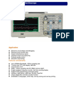 DSO Digital Storage Oscilloscope: Application