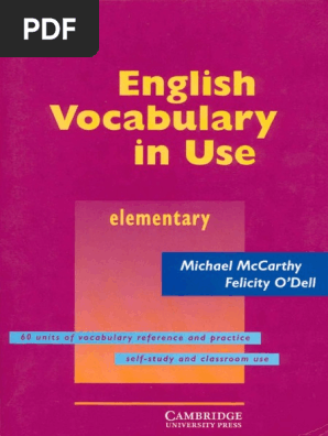 English Vocabulary In Use (Elementary) | Pdf