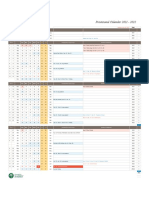 Provisional Calendar 2021 - 2022: Sun Mon Tue Wed Thu