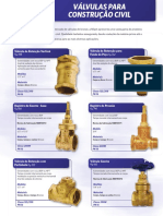 Válvulas construção civil
