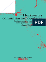 Gutiérrez, R. (2017) Horizontes Comunitario-populares. Barcelona Traficantes