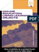 Online Education Using Learning Objects (Open and Flexible Learning) (2004)