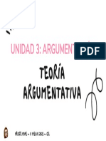 Unidad 3: Teoría argumentativa