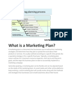 Developing and Implementing Marketing Plans