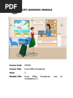 HM106 Module 2.1 Receive and Process Reservations