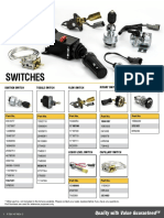 Various switches for automotive and industrial applications