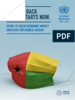 Building Back Better Starts Now.: Covid-19 Socio Economic Impact Analysis For Guinea-Bissau