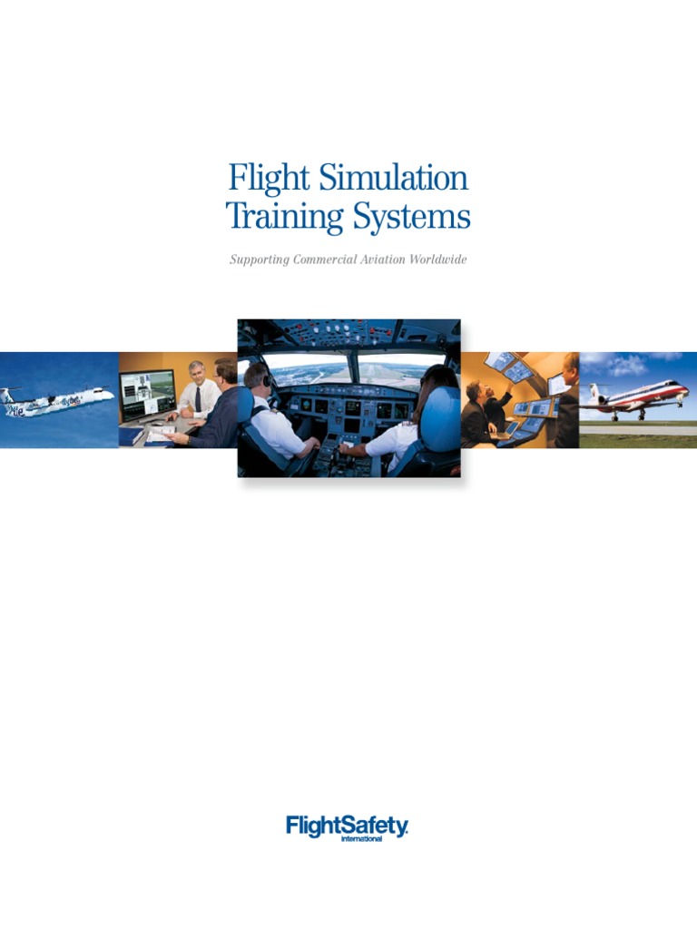 FlightSafety Simulator Solutions Overview | PDF | Simulation | Airliner