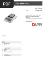 Manual Agitador Orbital DLab