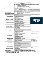 Ciclo de Foros 2