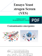 Ensayo Yeast Estrogen Screen (YES) : Trabajo de Grado II Microbiología Industrial y Ambiental