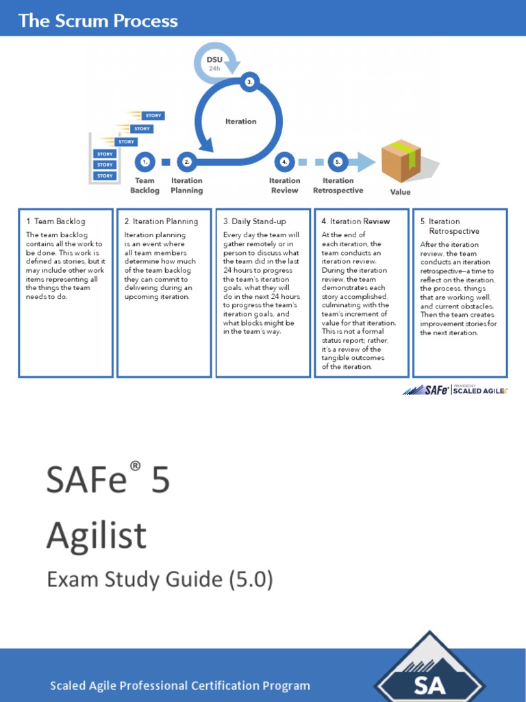 SAFe 5 Agilist Exam Study Guide 5.0 PDF PDF Test (Assessment