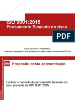 Pensamento baseado no risco na ISO 9001:2015