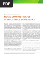 Home Composting of Compostable Bioplastics