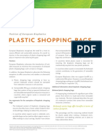 Plastic Shopping Bags: Position of European Bioplastics