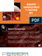 Grupo Sanguíneo y Factor RH