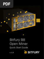 Bitfury B8 Open Miner: Quick Start Guide