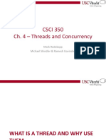 CSCI 350 Ch. 4 - Threads and Concurrency: Mark Redekopp Michael Shindler & Ramesh Govindan