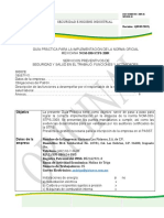 Procedimeinto NOM-030-STPS DOCUMENTO NO 30