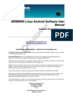 MSM8909 Linux Android Software User Manual