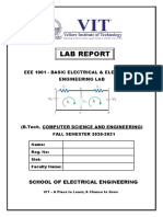 Verify DC Circuit Using Mesh and Nodal Analysis Lab Report