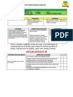 Lista de Cotejo 2° Se 6