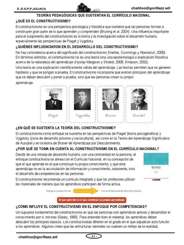 Constructivismo y Socioconstructivismo en Educación | PDF ...