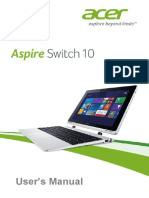 Acer Switch 10 User Manual SW5-012P
