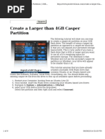 Create A Larger Than 4GB Casper Partition: Search