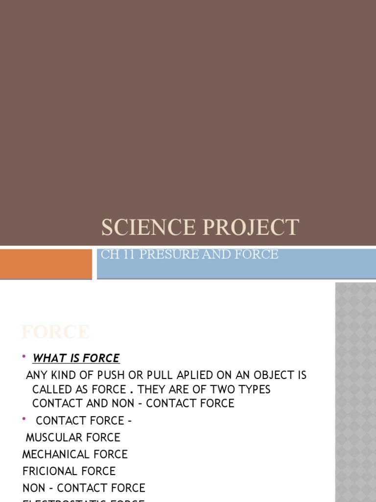 My Science Project | PDF