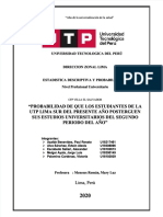 PDF Trabajo Final Estadistica Descriptiva y Probabilidades DD