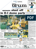 Bison Blast Off in D-I Dome Party: Dakistan' Plan Spurs Controversy