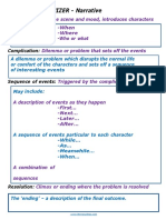 Writing Organizer - Narrative: Orientation