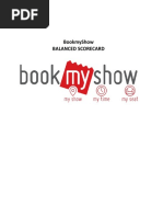 Bookmyshow Balanced Scorecard