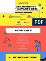 2Nd Asean Energy Youth Awards (2021) : Guideline Manual