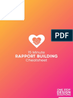 15 Minute Rapport Building Sheet