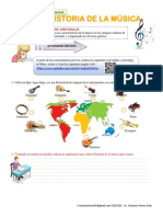 Ficha 1er Trimestre Musica en La Epoca Precolonia, Colonial, Republicana