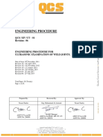 Ultrasonic Weld Exam