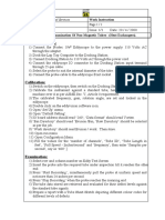 Equipment Set-Up:: Document # WI 091-13 Page 1 / 1 Approved by