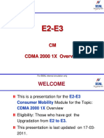 CM CDMA 2000 1X Overview: For BSNL Internal Circulation Only