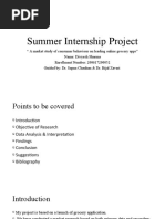 Summer Internship Project